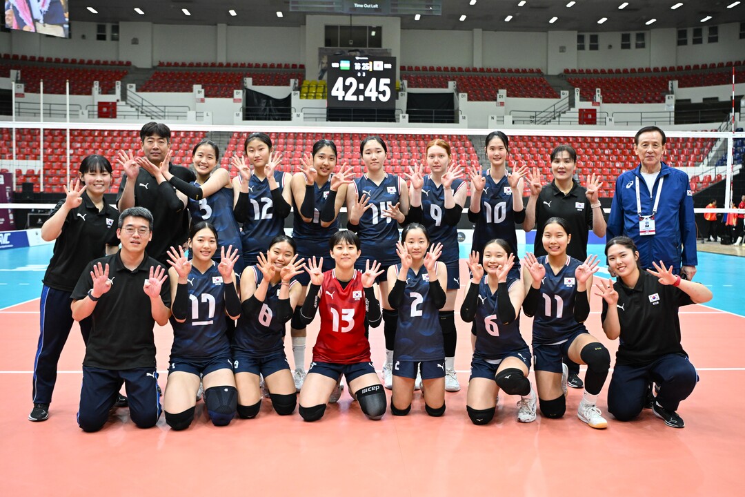 한국 U16 여자배구, 아시아선수권 ...