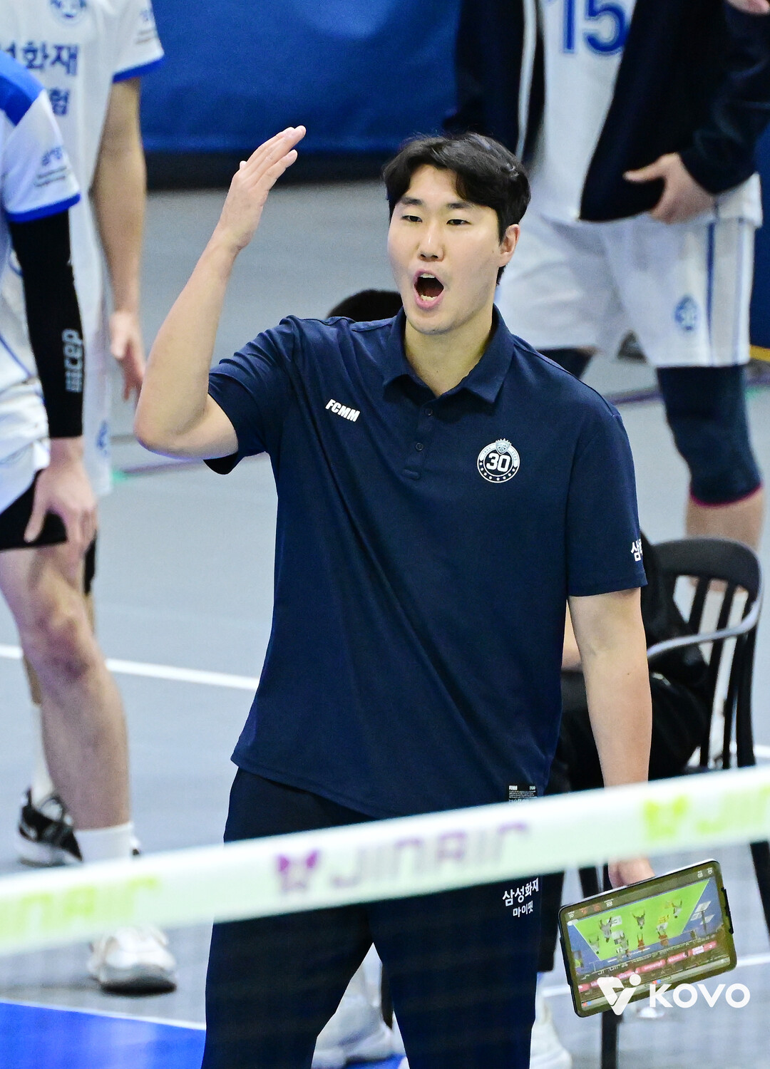 삼성화재 고준용 감독대행./KOVO