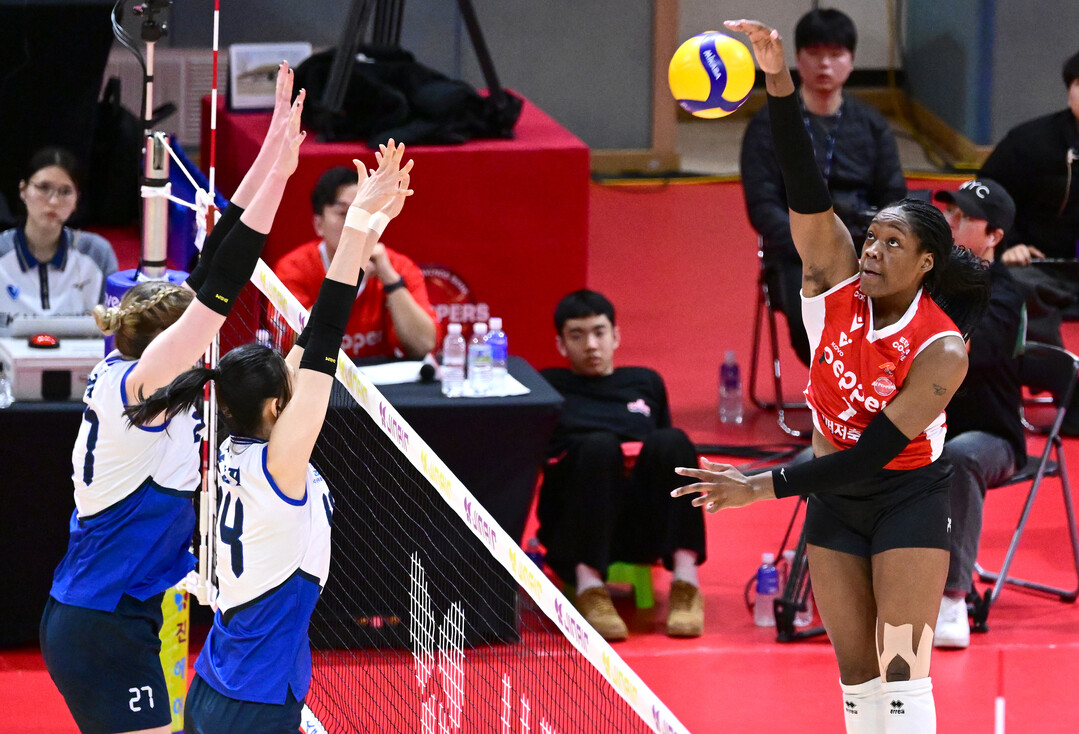 조이 '양효진.카리도 막지 못하는 스파이크'