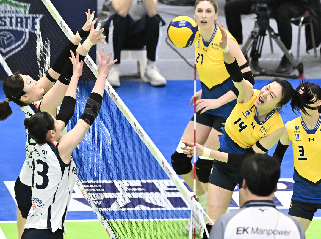 양효진, '폭발적인 스파이크'