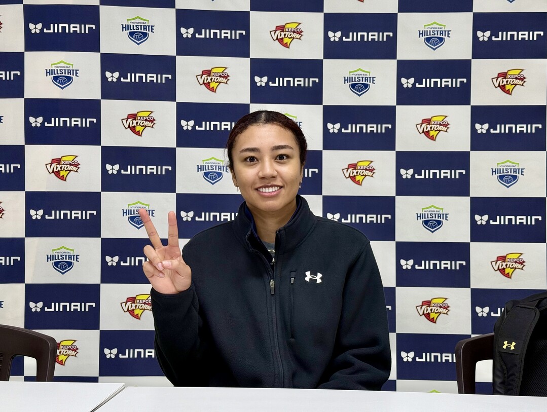 V-리그 득점 9위에도 올랐다! 일본서 온 OH 자스티스가 밝힌 수비력의 비결은