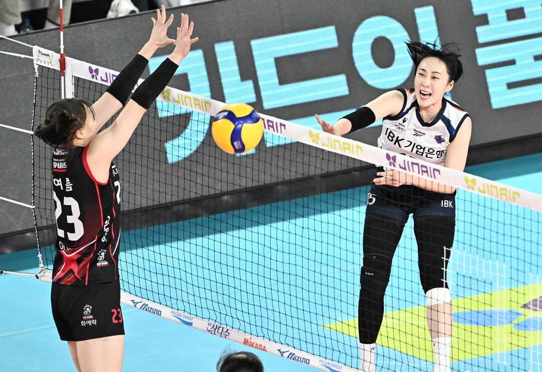 황민경, '폭발적인 스파이크