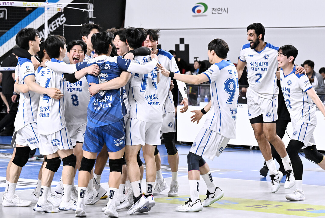 삼성화재, '우승보다 기분 좋은 시즌 첫 승'