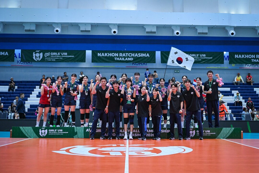 “지금까지 잘 했어” 한국 U18 여자배구, 2007년 이후 19년 만에 亞선수권 준우승...박서윤·조리빈은 베스트7 선정