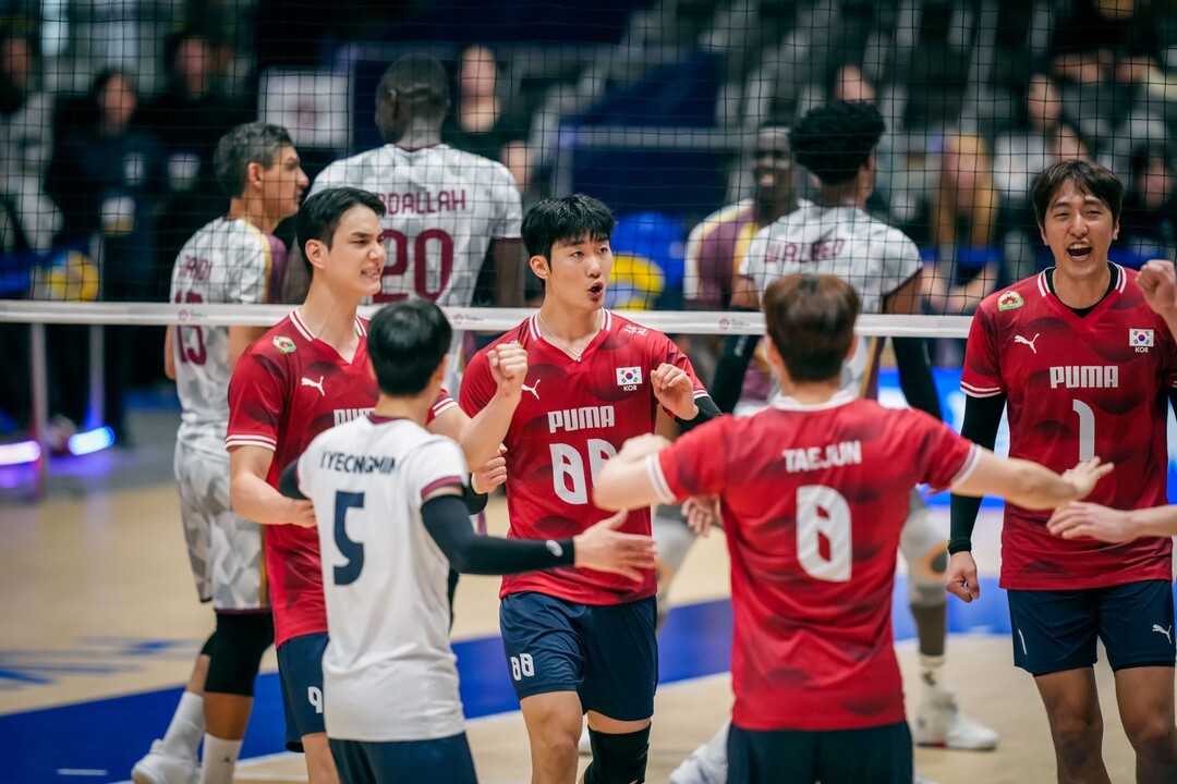 카타르 '에이스' 210cm의 14세 무바락 분전에도, '라미레스호'가 웃었다...FIVB 세계랭킹은 2계단 상승한 25위